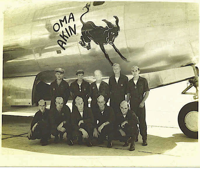 B-29 crew Robert B. Heal lower left front
